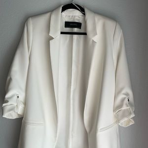 Zara Basic, White Blazer, Size XL.